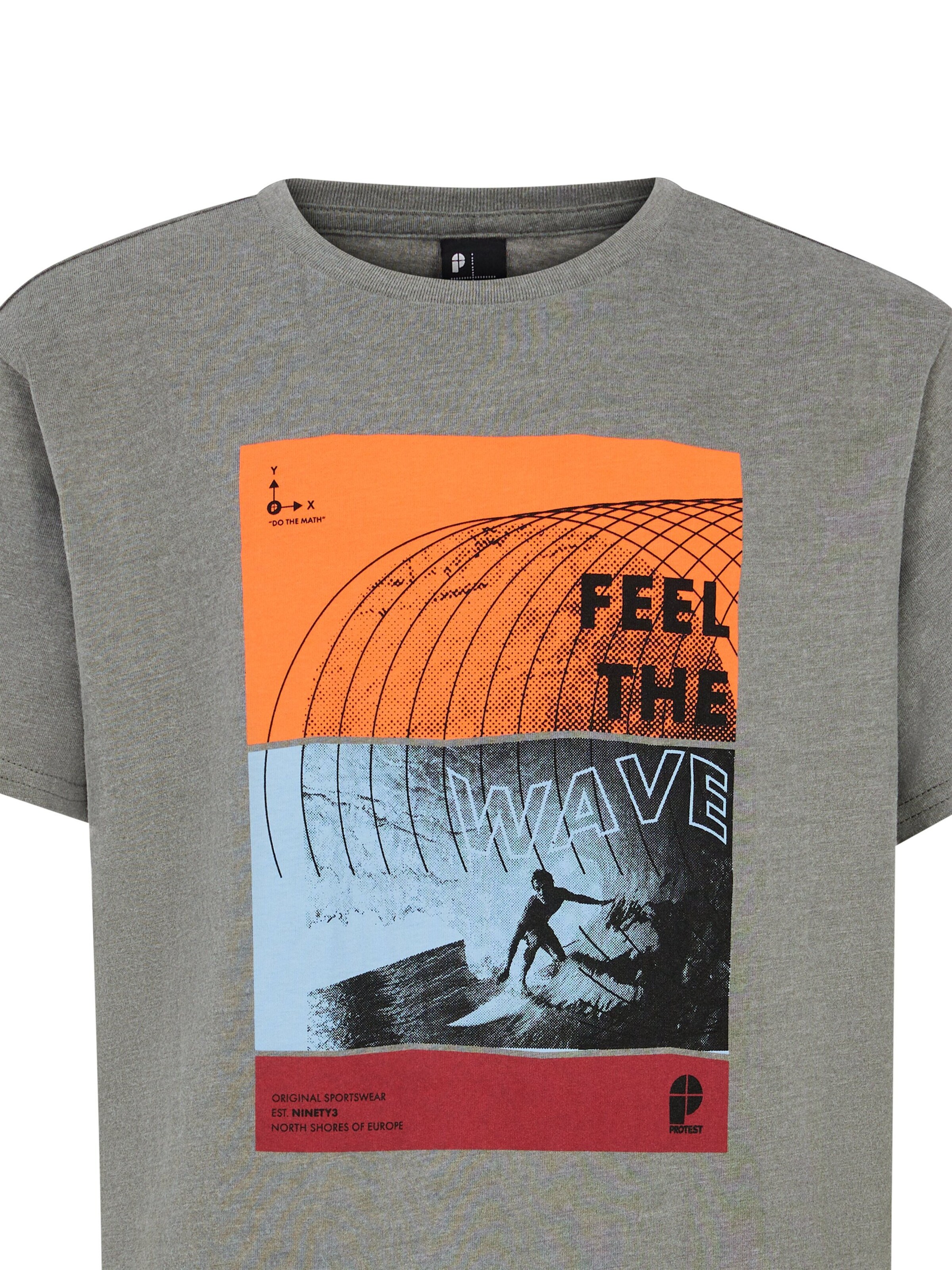 PROTEST Shirt 'PRTLuke JR' in Grey