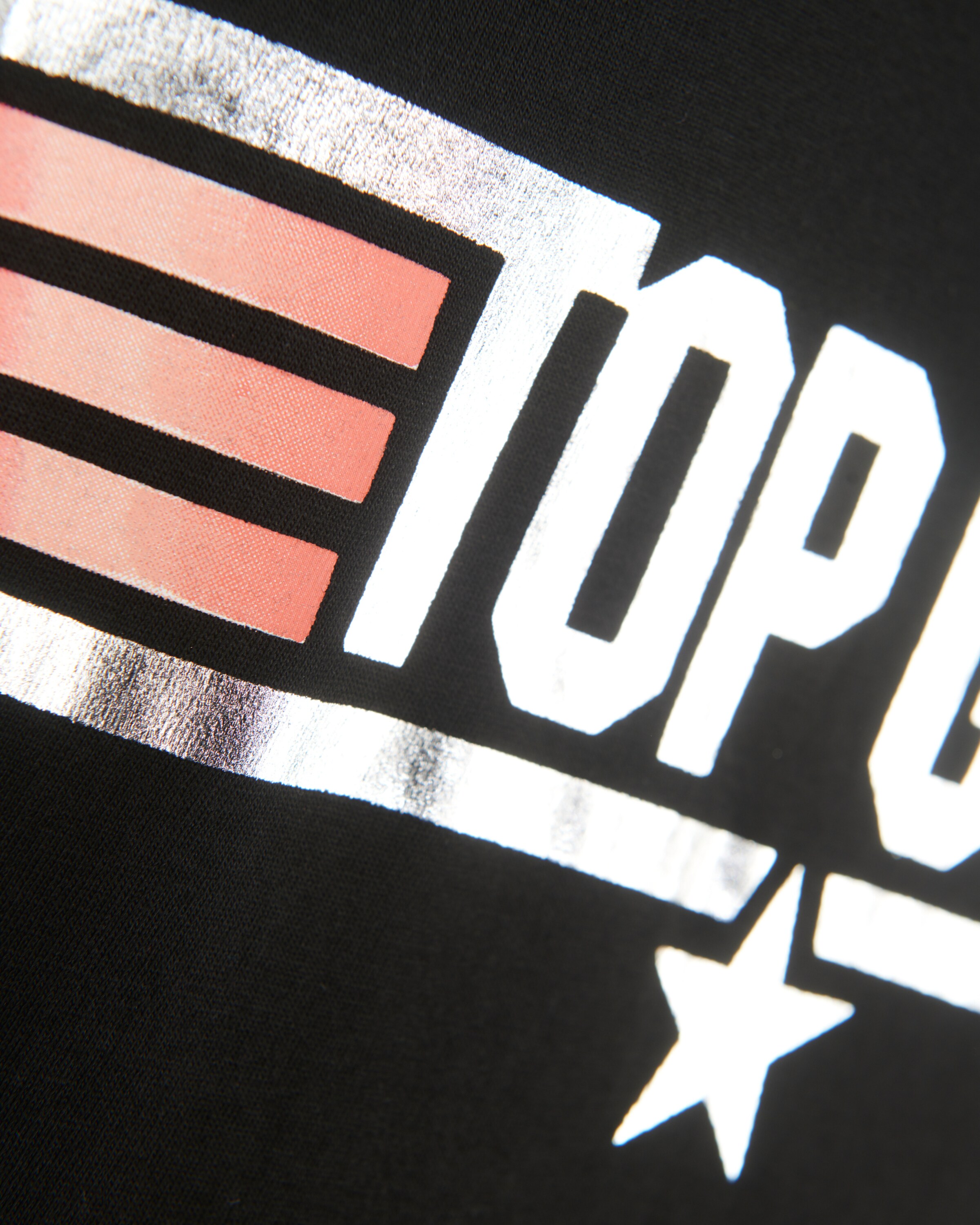 TOP GUN T-Shirt in Schwarz