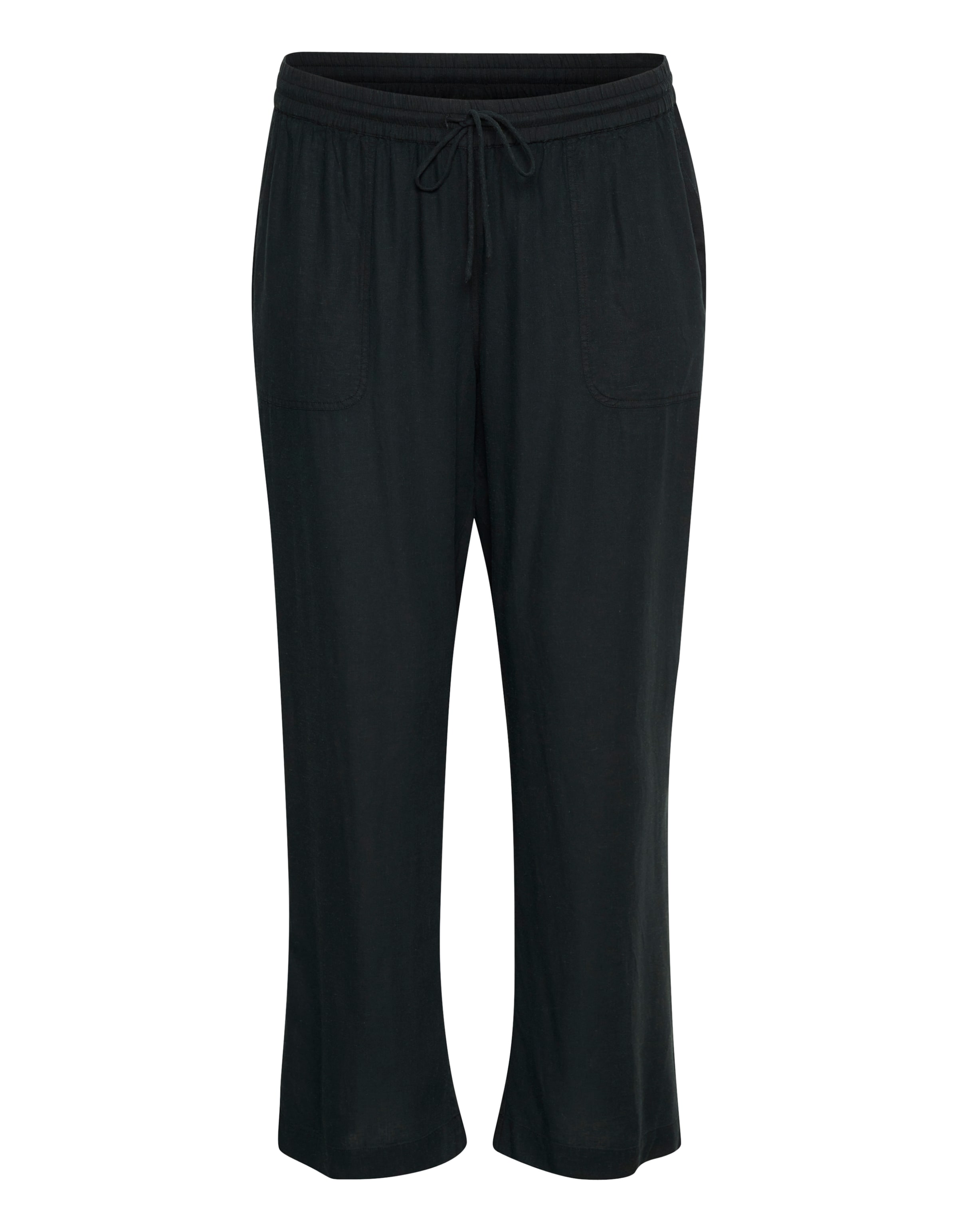 KAFFE CURVE Hose 'Mille' in Schwarz: Vorderseite