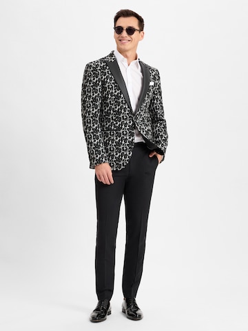 Coupe slim Veste de costume 'Brixdon' Finshley & Harding London en gris