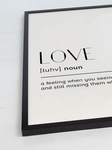Liv Corday Bilder 'Love' in Weiß