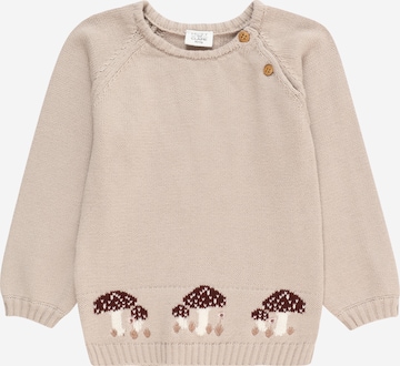 Hust & Claire - Pullover 'Pusle' em bege: frente