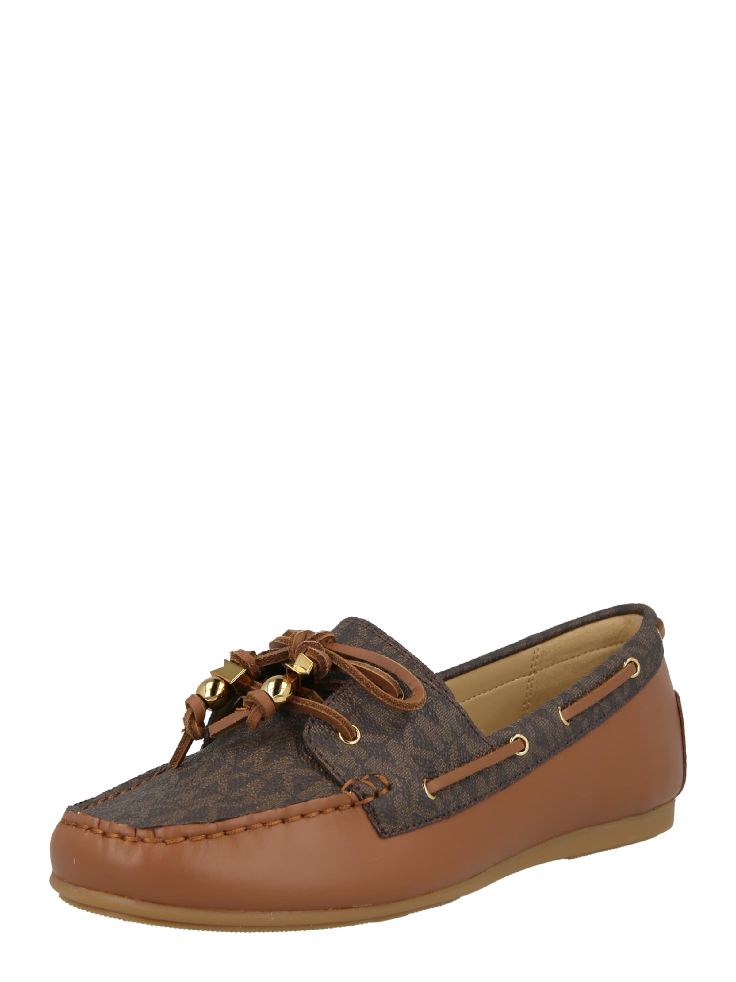 Mocasini 'FALLON' de la MICHAEL Michael Kors pe maro: față