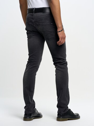 BIG STAR Slimfit Jeans 'MARTIN' in Schwarz