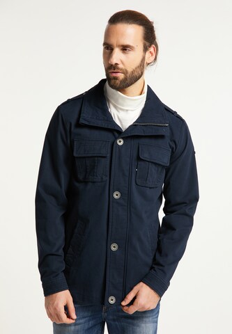 DreiMaster Vintage Between-season jacket in Blue: front