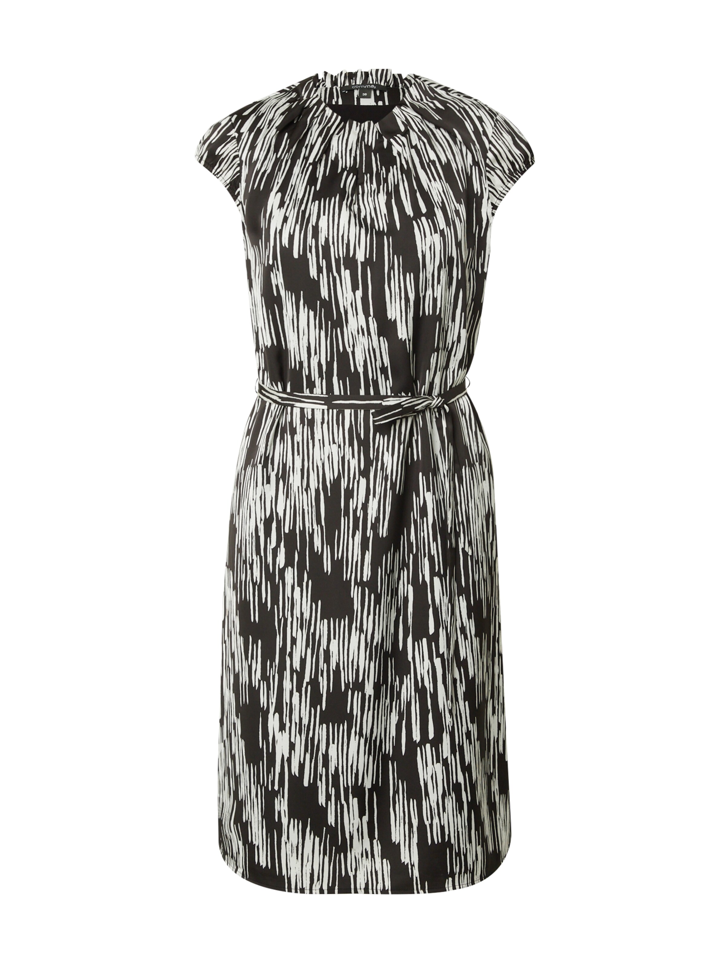 COMMA Kleid in Schwarz: Vorderseite