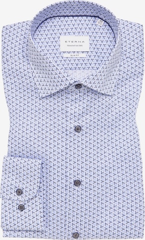 ETERNA Slim fit Button Up Shirt in Blue