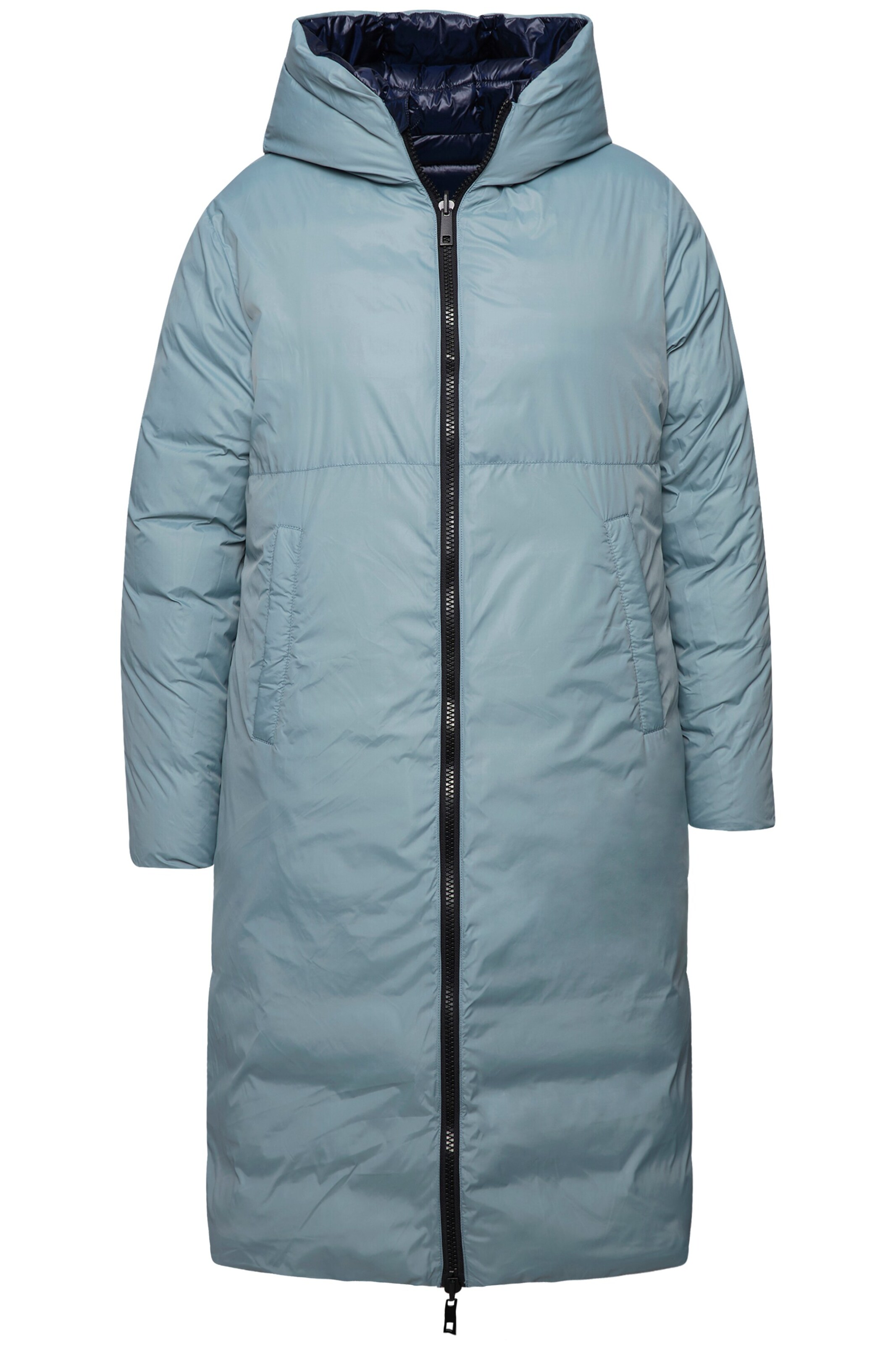 Ulla Popken Wintermantel in Blau