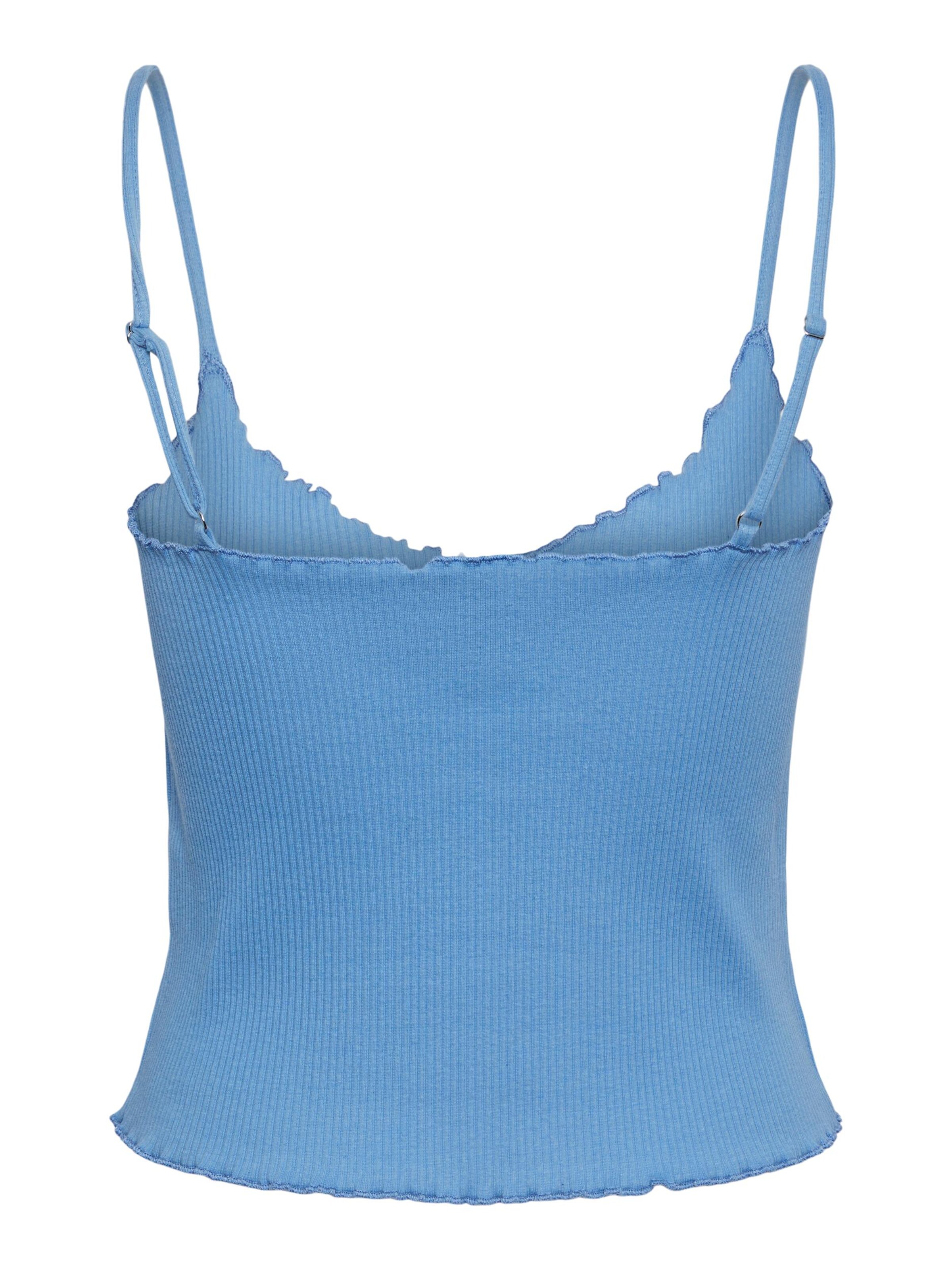 PIECES Top 'NUKISA' in Blauw