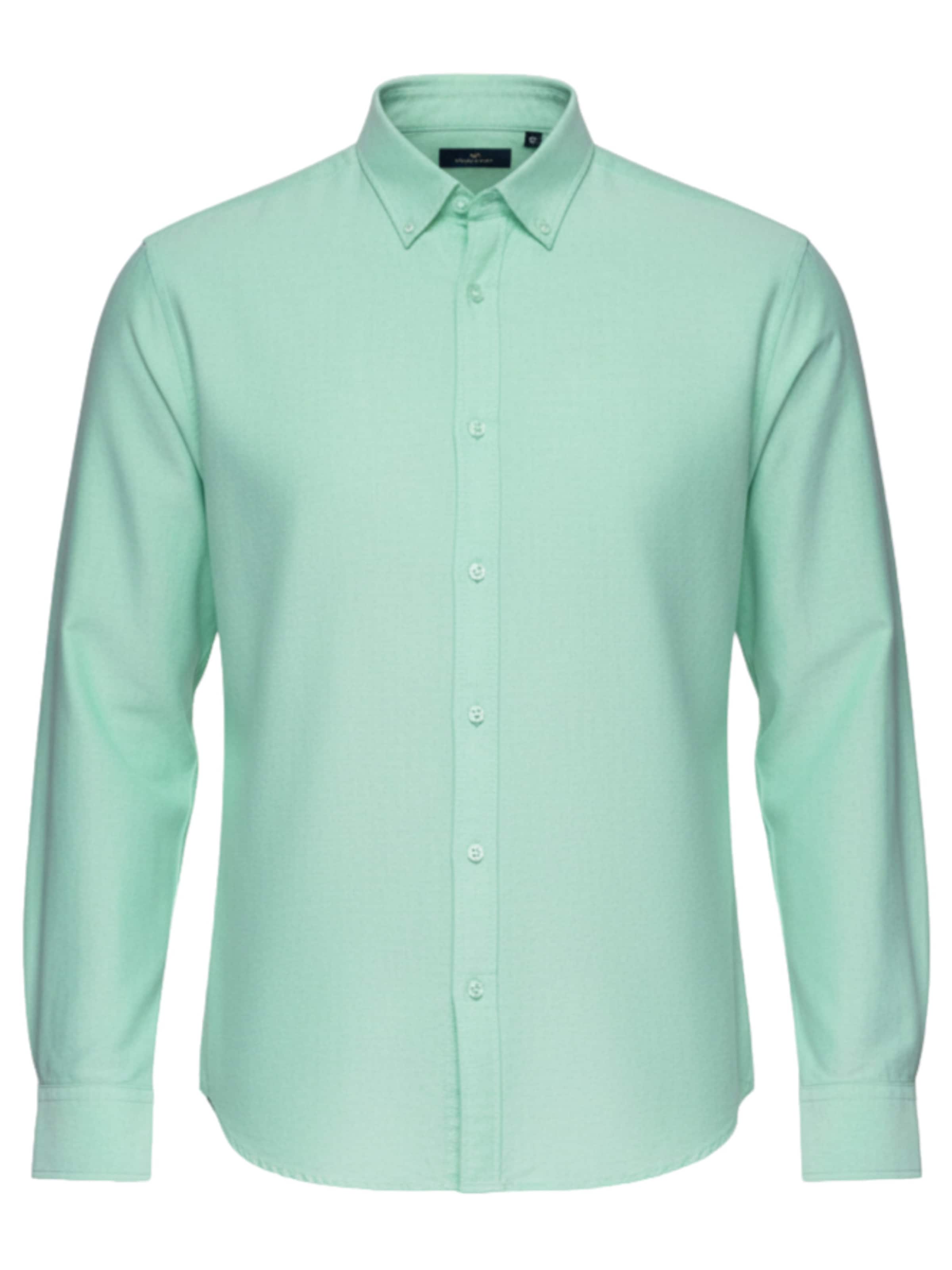 Ombre Business shirt in Green: front