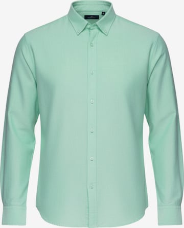 Chemise business Ombre en vert : devant