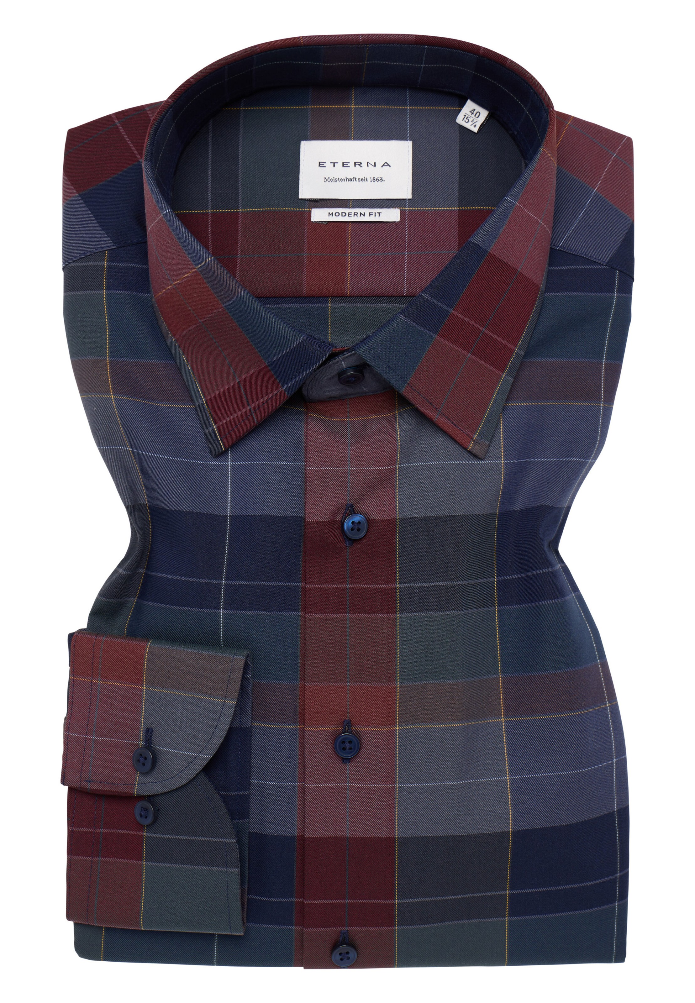 ETERNA Regular Fit Businesshemd in Blau