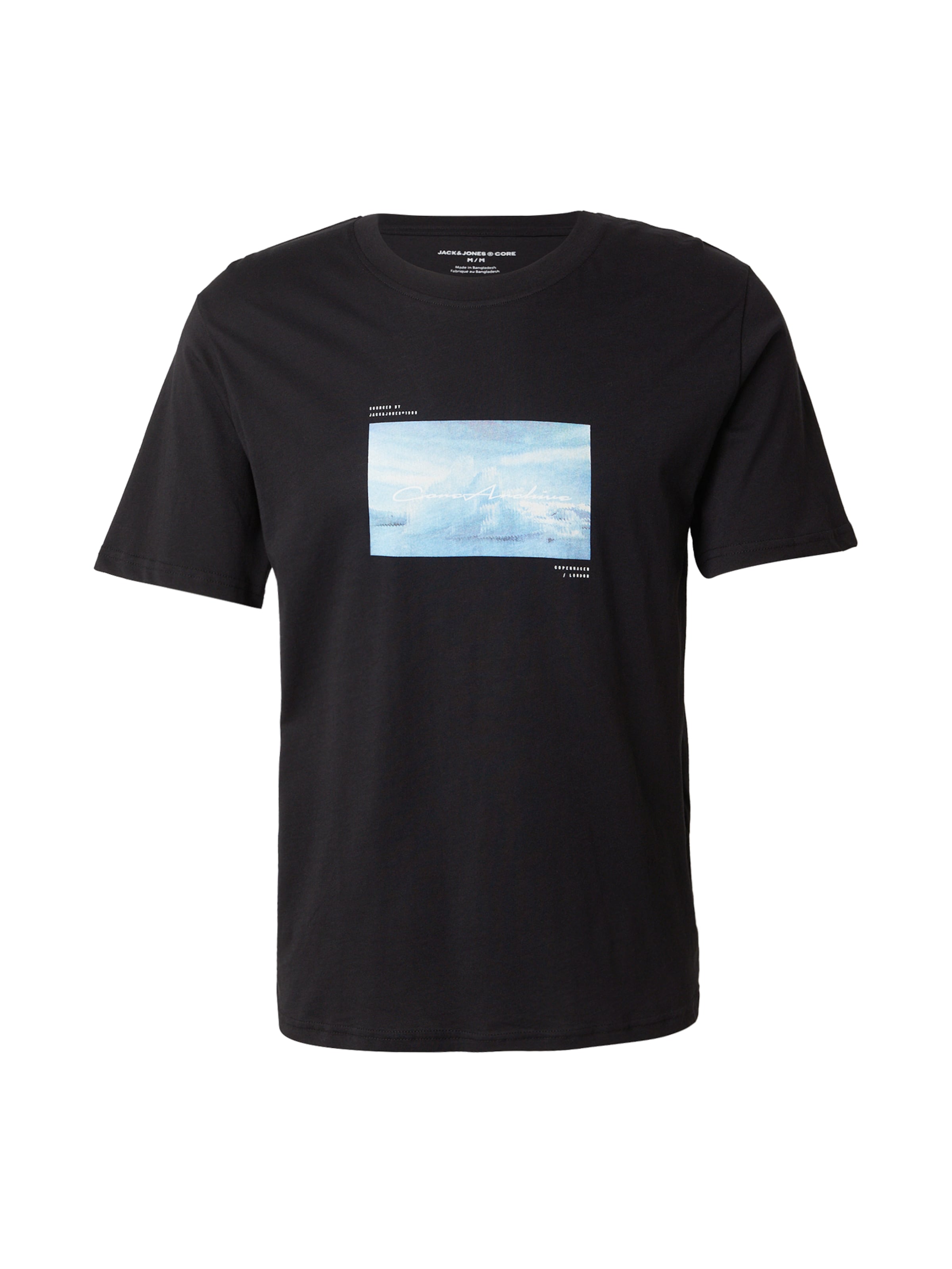 JACK & JONES - Camiseta 'JCOPOINT' en negro: frente