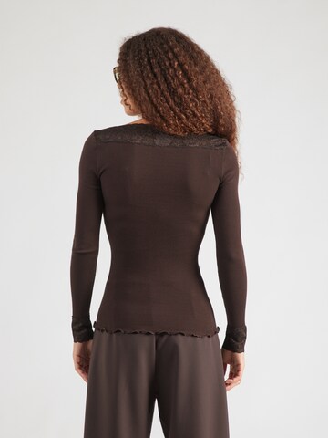T-shirt rosemunde en marron