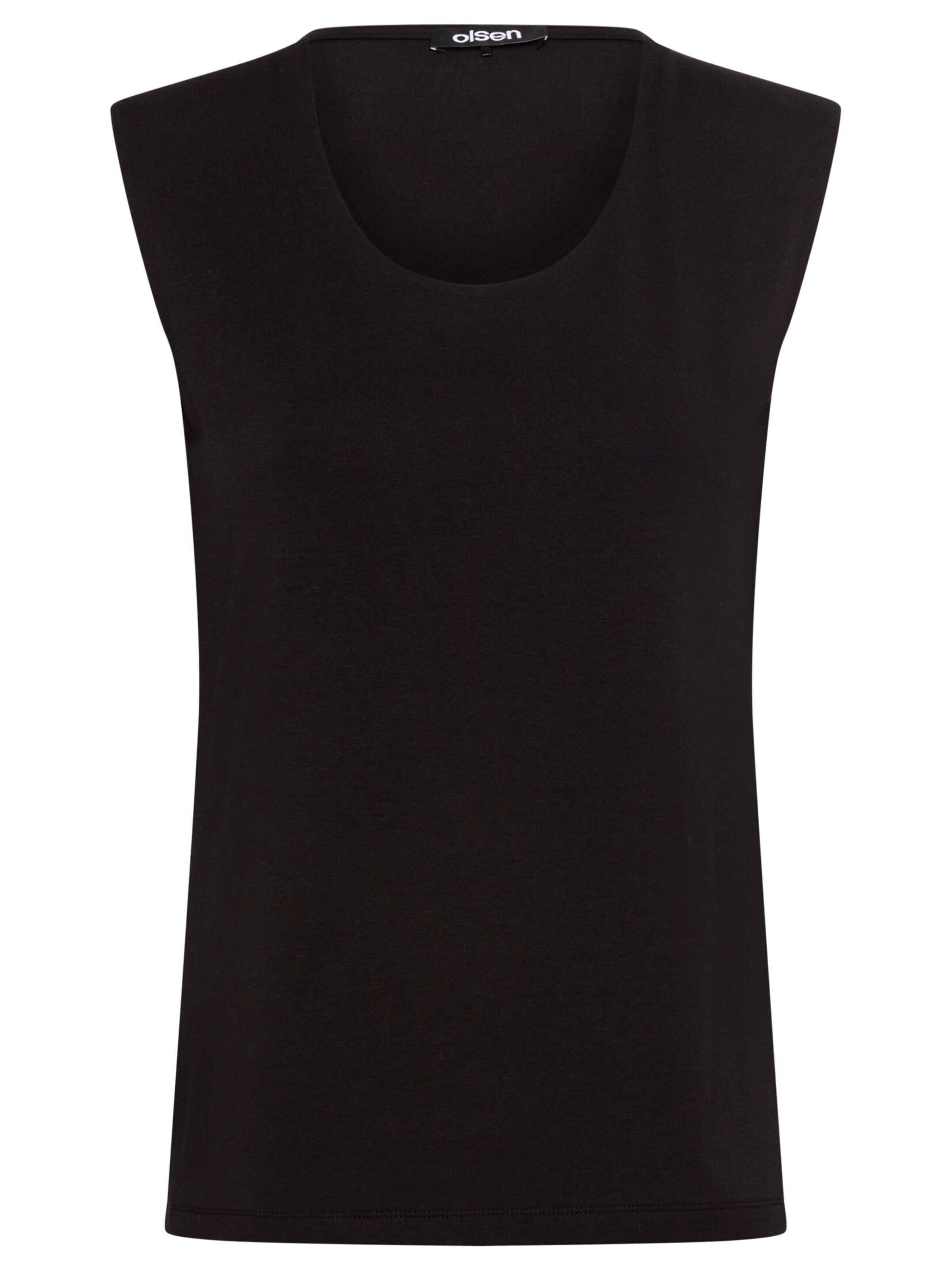 Olsen Top in Black: front
