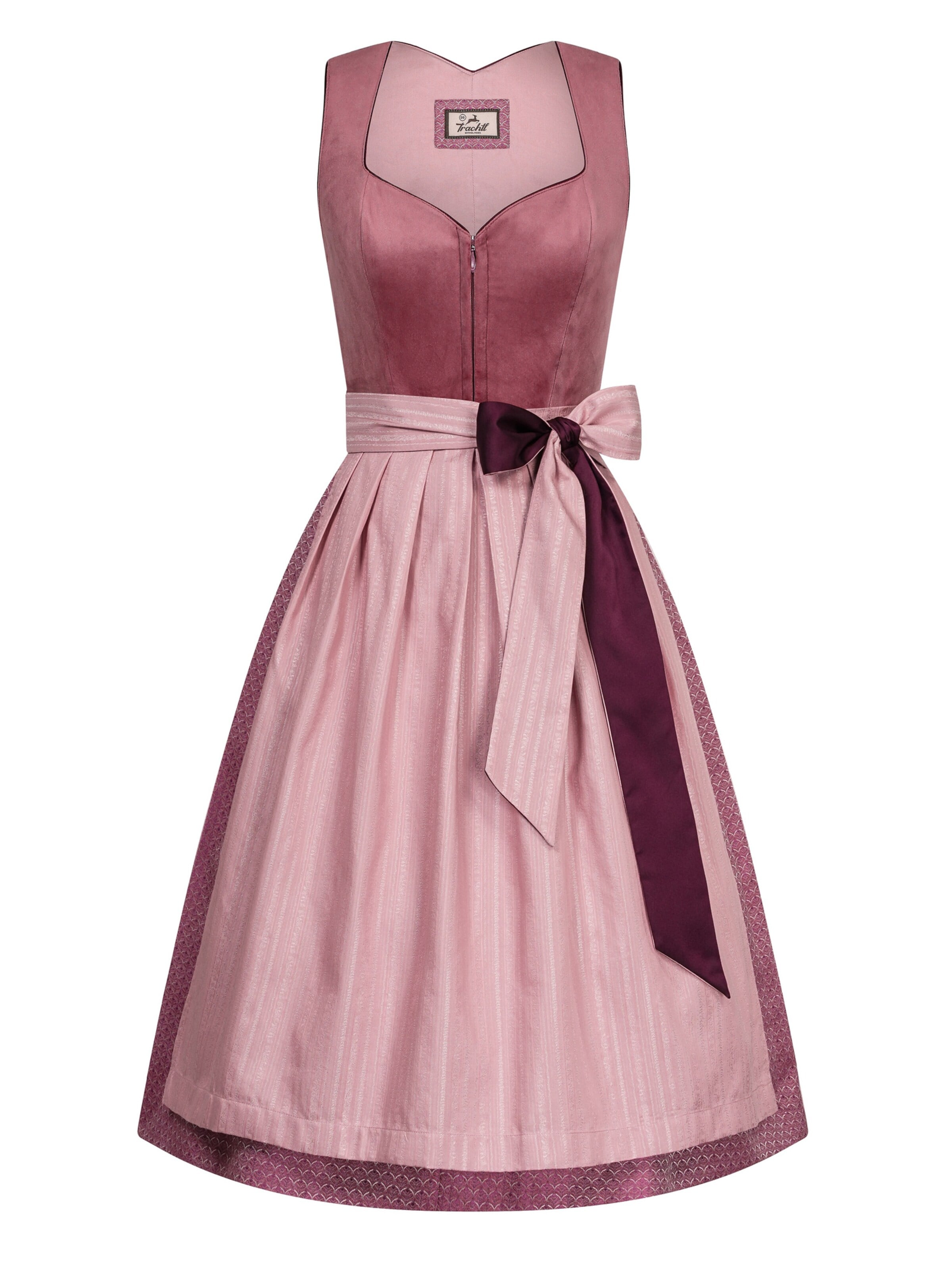 Trachtl Dirndl 'Trachtenkleid Babsi' in Purple: front
