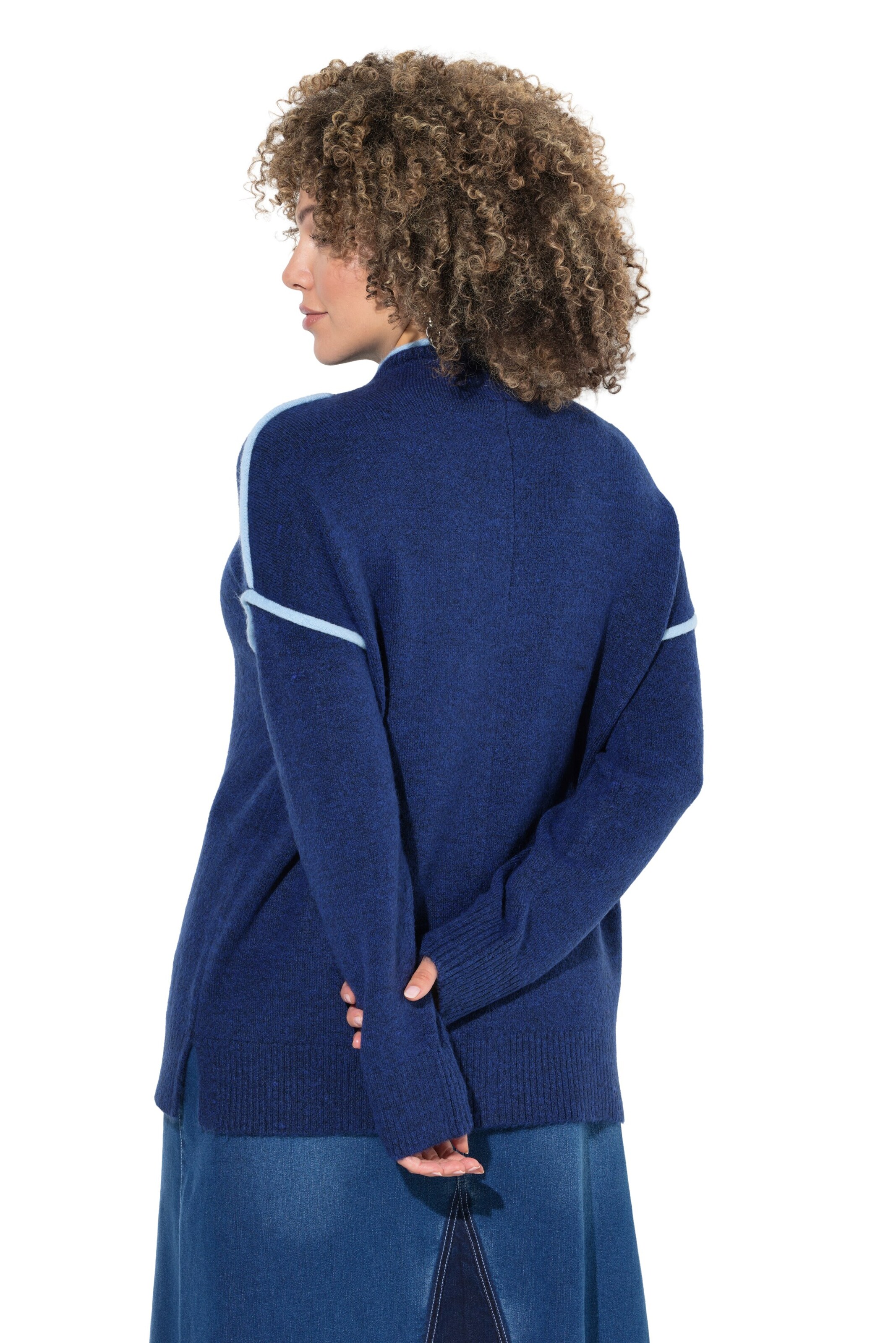 Ulla Popken Sweater in Blue