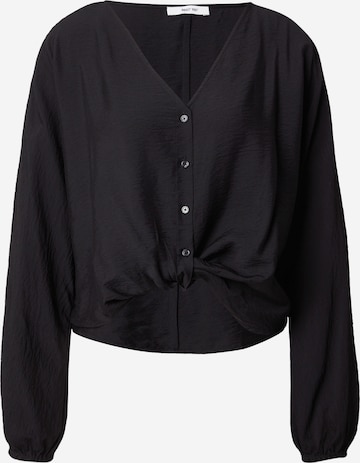 Chemisier 'Orelia' ABOUT YOU en noir : devant