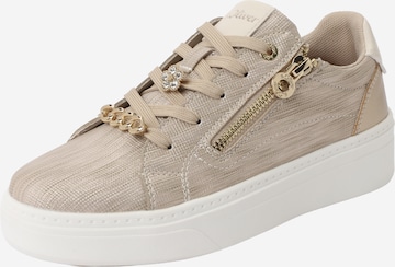 Baskets basses s.Oliver en or : devant