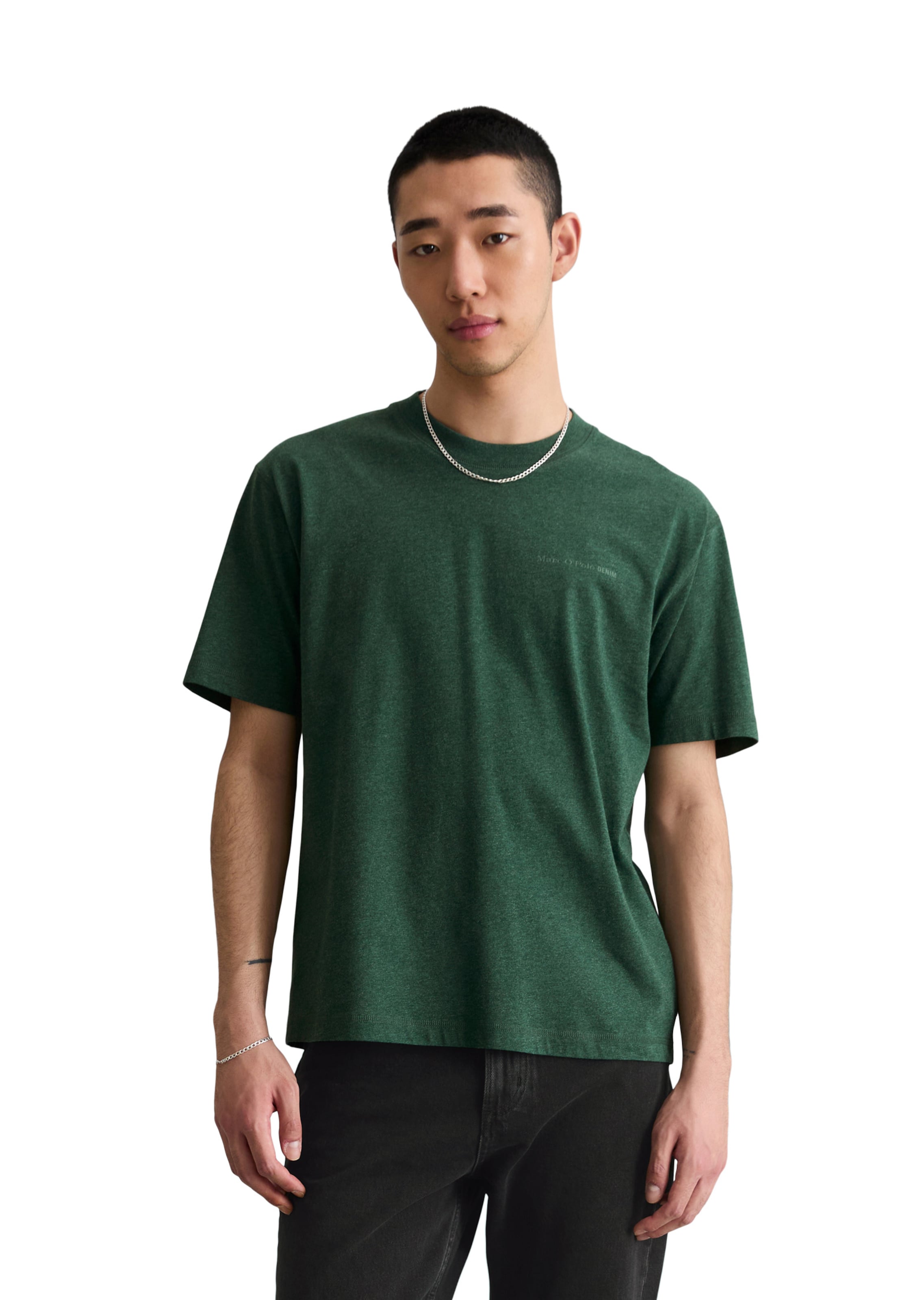 Marc O'Polo DENIM Shirt in Green: front