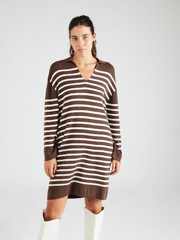 InWear Knitted dress 'Ropa' in Brown: front