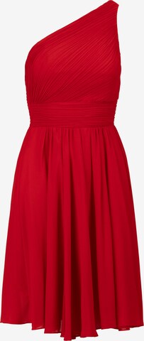 KraimodKoktel haljina - crvena boja: prednji dio