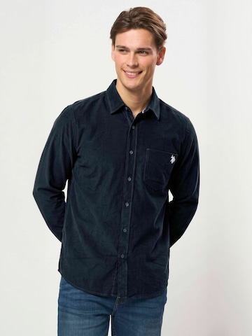 U.S. POLO ASSN. Shirts ' UMDaren ' i blå: forside