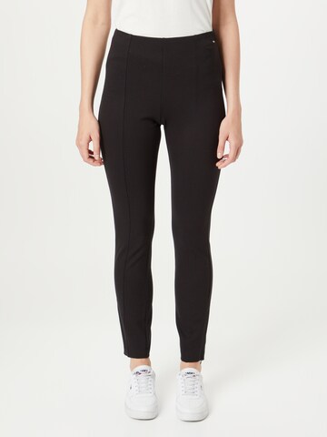 TOMMY HILFIGER Slim fit Trousers in Black: front
