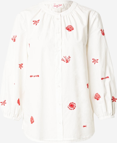 OUI Bluse in rot / weiß, Produktansicht