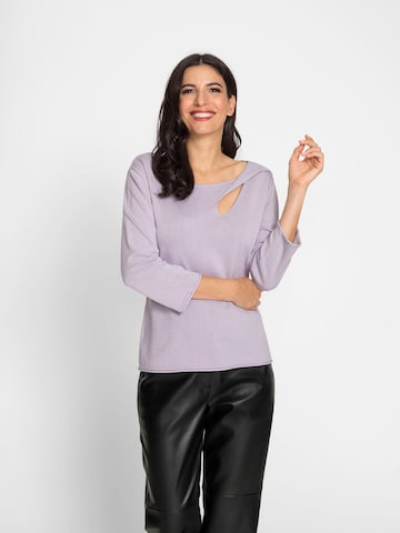 heine - Pullover em roxo: frente