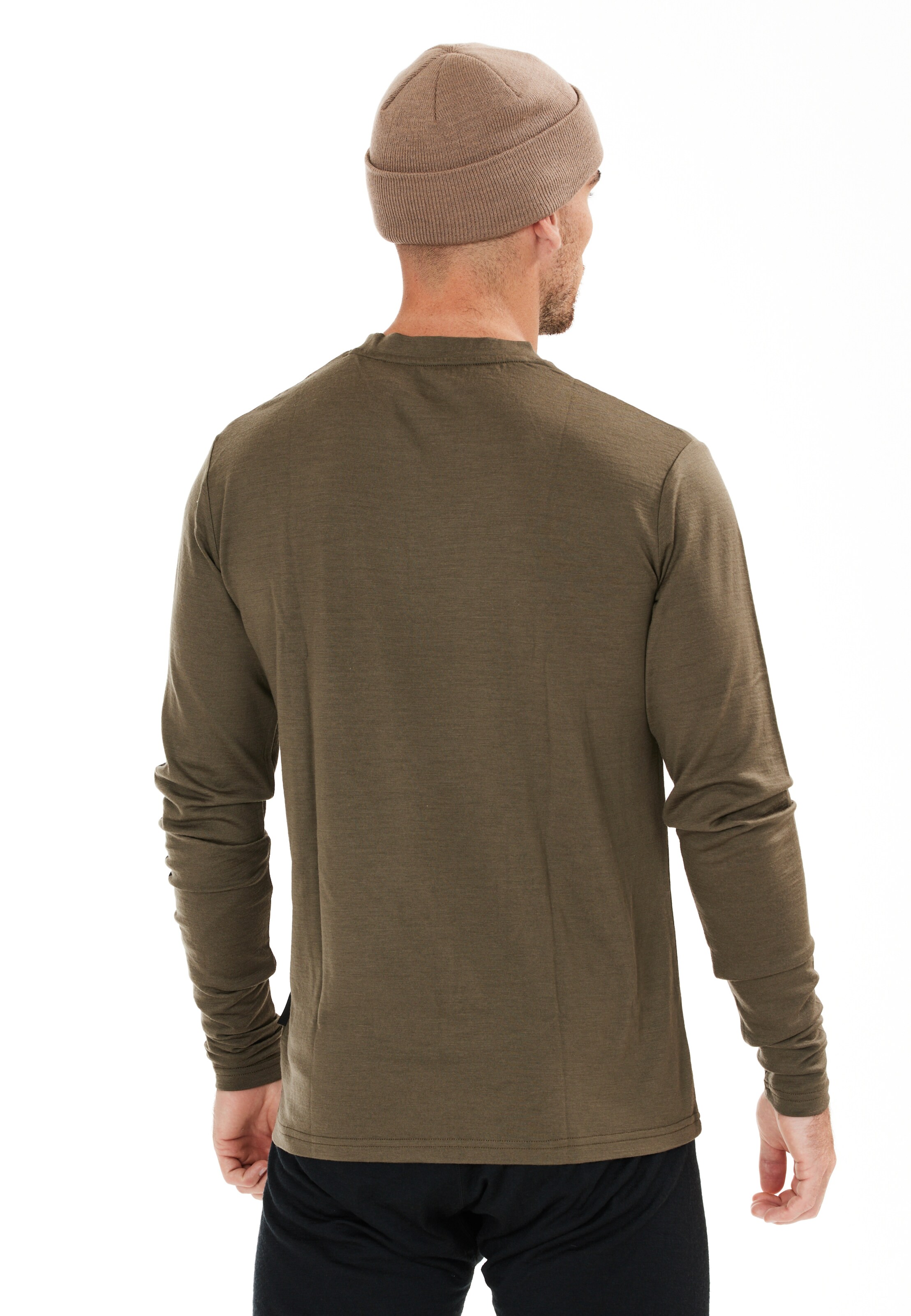 SOS Shirt 'Røldal' in Bruin