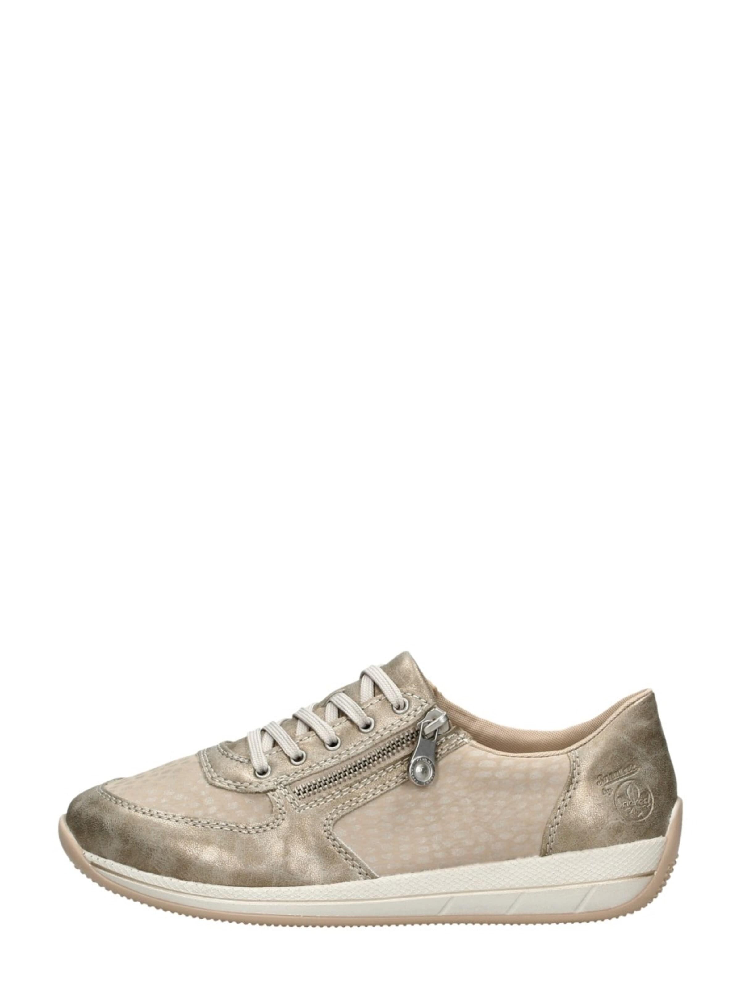 Chaussure à lacets 'Veterschoenen Laag' Rieker en beige : devant
