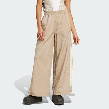 ADIDAS ORIGINALS Wide leg Trousers 'Atlanta' in Beige: front
