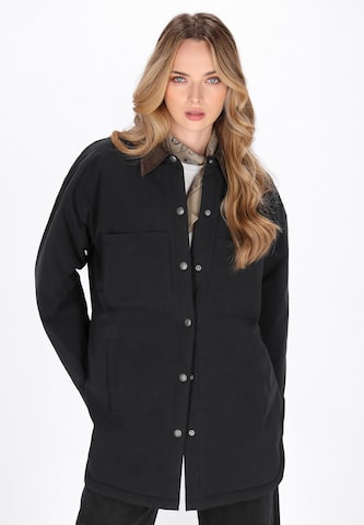 DreiMaster Vintage - Chaqueta de entretiempo en negro: frente