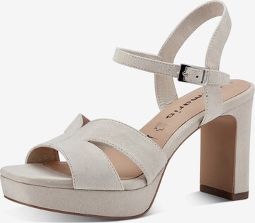 TAMARIS Sandalen met riem in Beige: voorkant