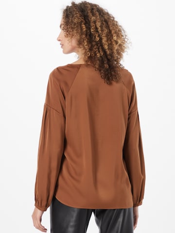 COMMA Bluse in Braun