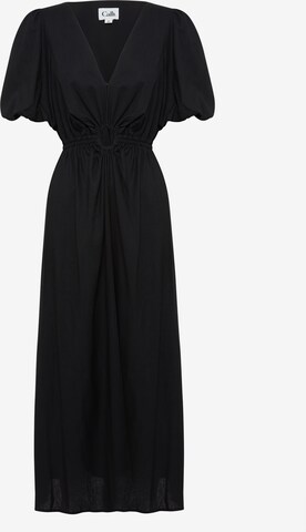 Robe Calli en noir : devant