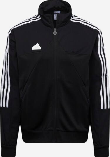 ADIDAS SPORTSWEAR Športna jakna 'TIRO' | črna / bela barva, Prikaz izdelka