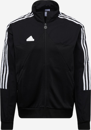 ADIDAS SPORTSWEAR Casaco deportivo 'TIRO' em preto / branco, Vista do produto