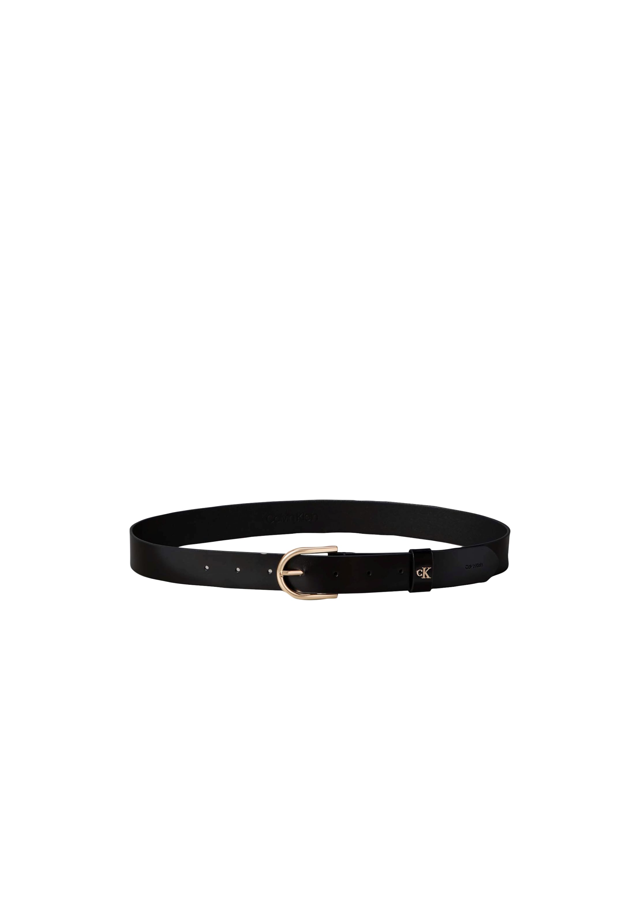 Calvin Klein Ζώνη σε μαύρο: μπροστά