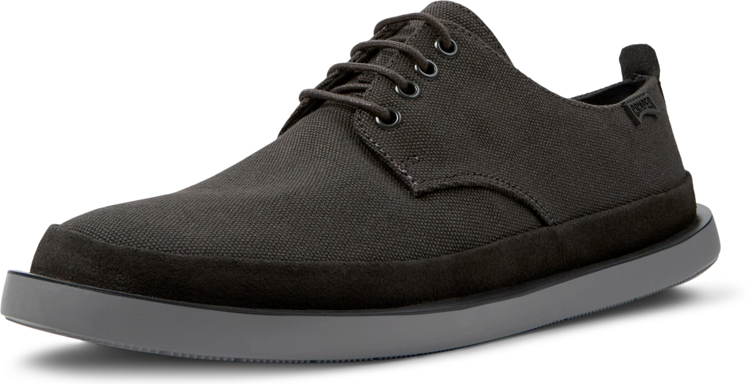 CAMPER Veterschoen 'Wagon' in Grijs: voorkant