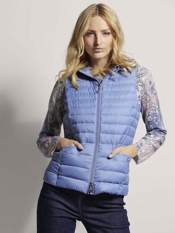 Gilet MADELEINE en bleu : devant