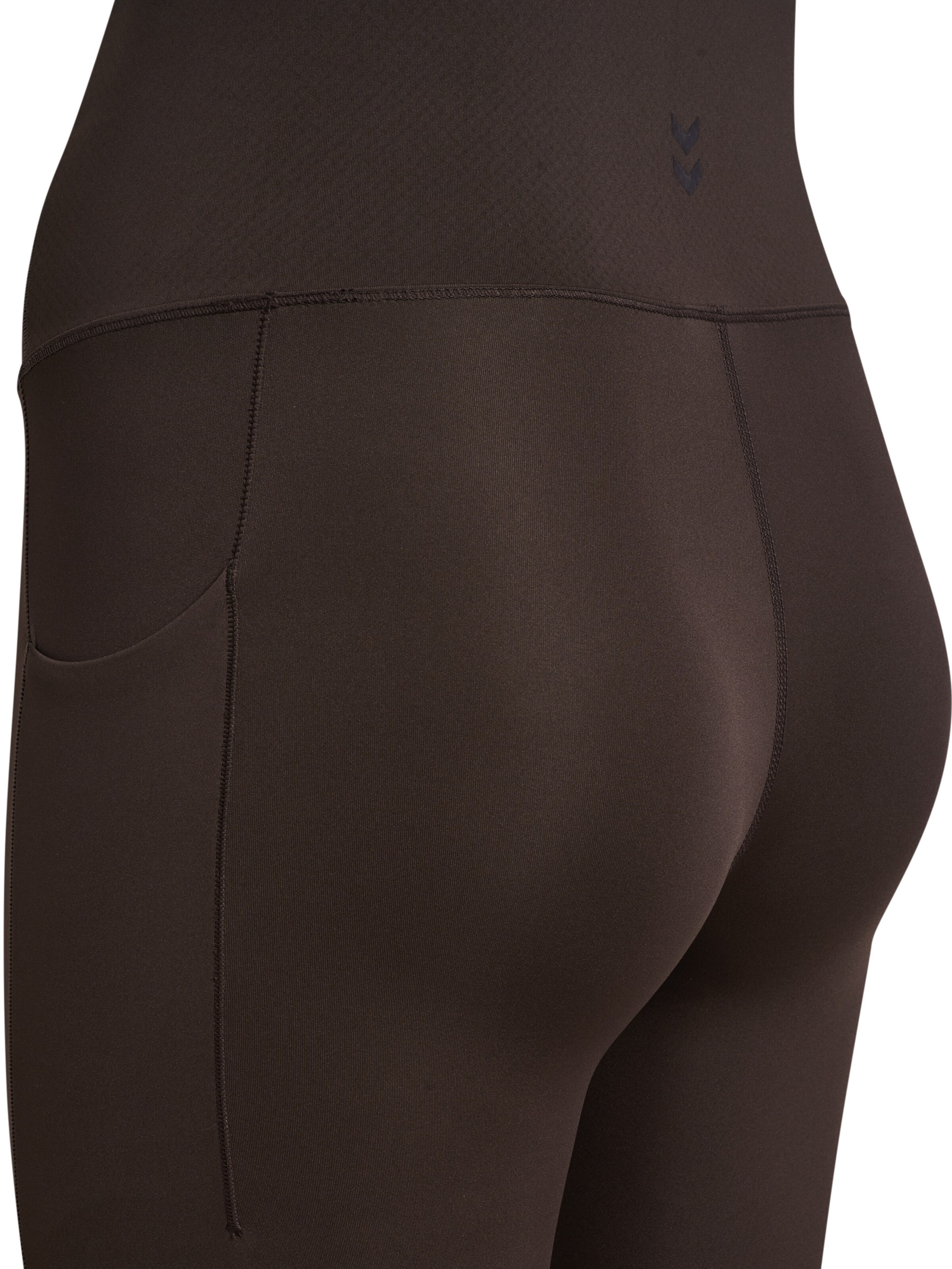 Hummel Skinny Workout Pants in Brown