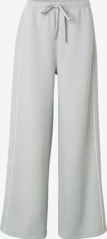 Urban Classics Wide leg Broek in Grijs: voorkant