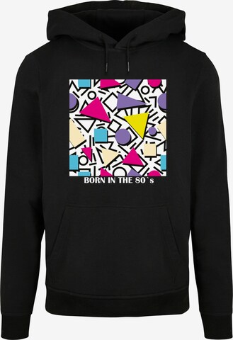 Mister Tee Sweatshirt 'Geometric Retro' in Schwarz: predná strana