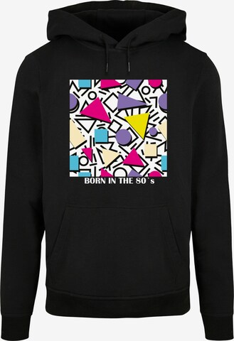 Mister Tee Sweatshirt 'Geometric Retro' in Black: front
