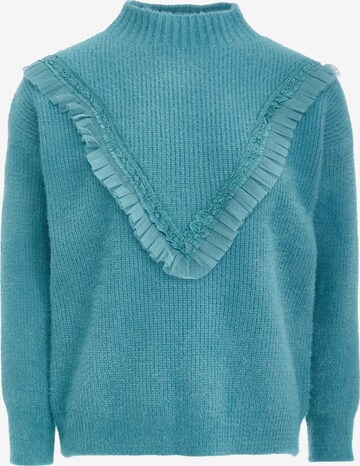 YASANNA Sweater in Blue: front