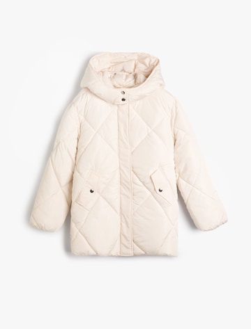 Koton Winterjas in Beige: voorkant