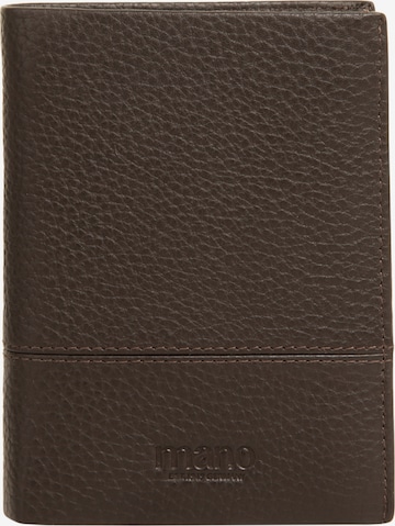 Porte-monnaies mano en marron : devant