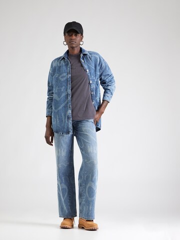 HUGO Футболка 'Vintage' в Черный